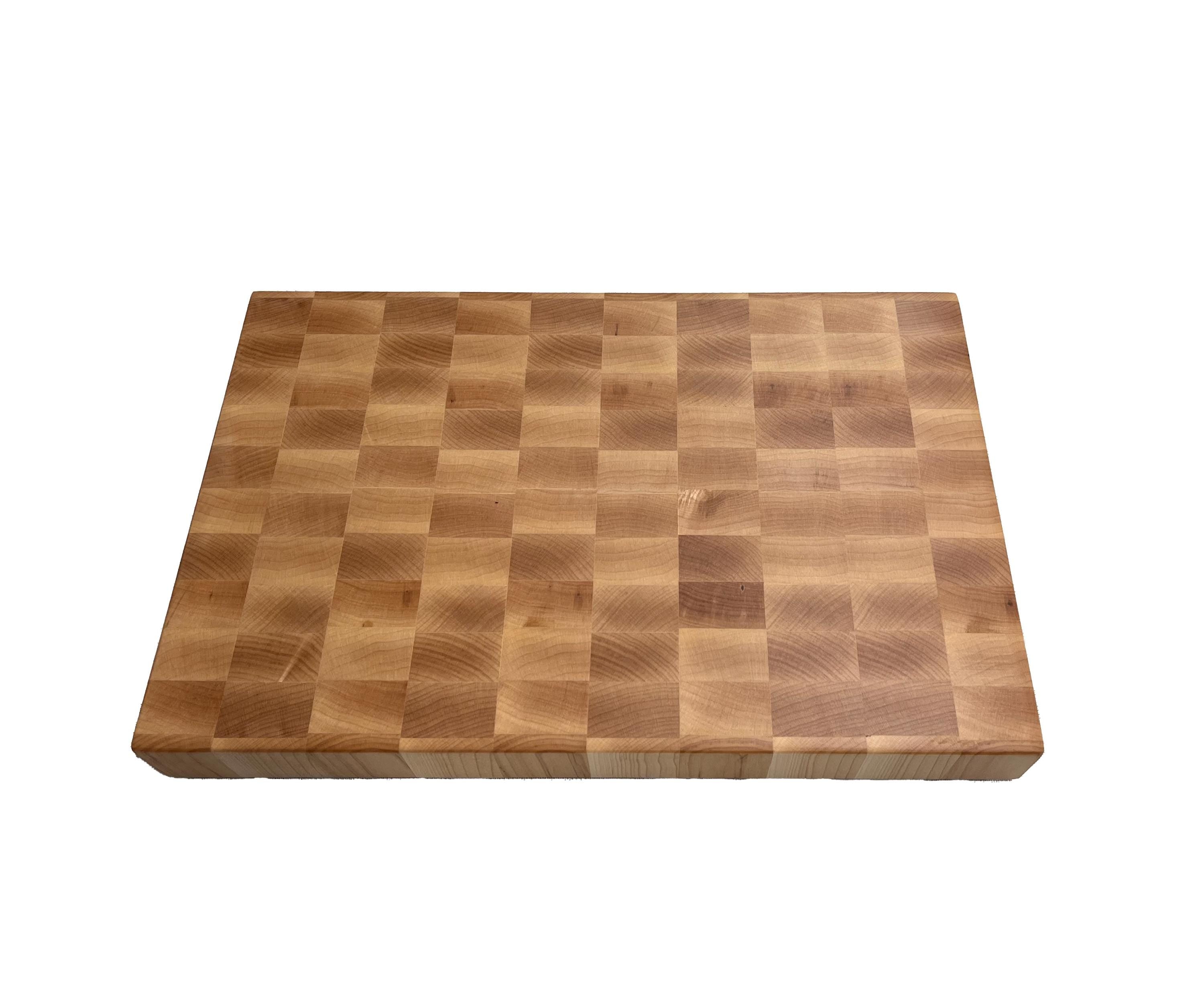 Maple End Grain Cutting Board - Handmade 12x18 Chopping Block Choose Your Style