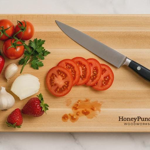Hard Maple Butcher Block: Culinary Cutting Board (12" x 15" x 1")